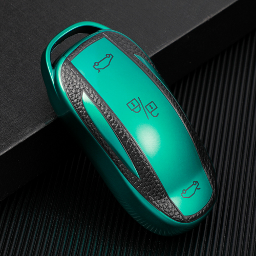 For Tesla MODEL3  MODELS MODELX  3 button TPU protective key case, please choose  the color