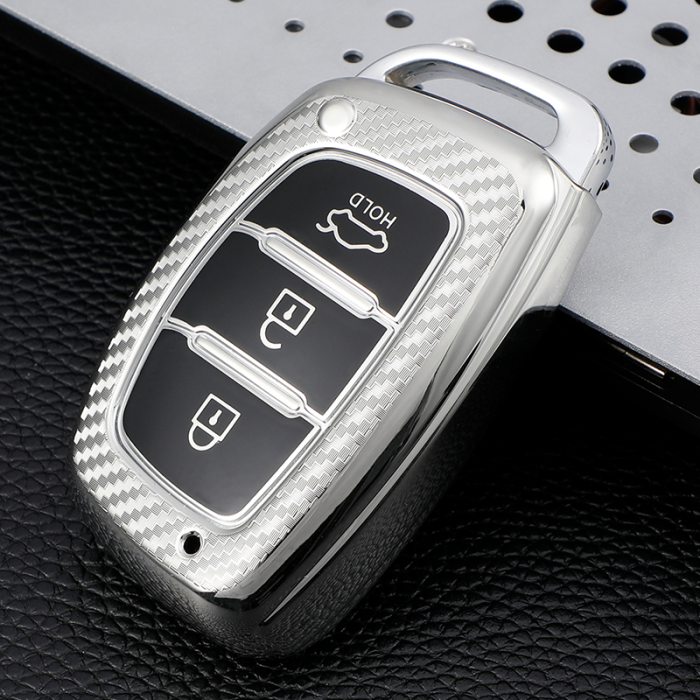 For Hyundai IX35 3 button  TPU protective key case,please choose the color