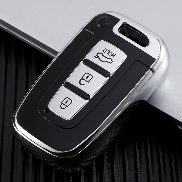 For Hyundai 3 button  TPU protective key case,please choose the color