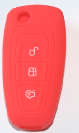 Ford 3 button silicon case (Black,Blue ,Red. Please choose the color)