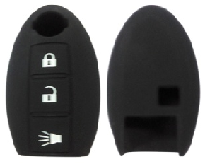 For Nissan 3 button silicon case (black,blue ,red. Please choose the color)