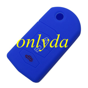 Mazda 3 button silicon case (Black,Blue ,Red. Please choose the color)