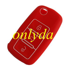 VW 3 button silicon case (Black,Blue ,Red. Please choose the color)