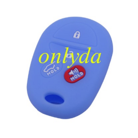 Toyota 3+1 button silicon case (Black,Blue ,Red. Please choose the color)