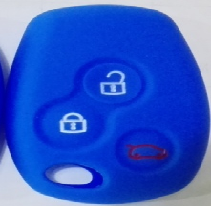 For Renault 3 button silicon case without logo place (black,blue ,red. Please choose the color)           no logo type