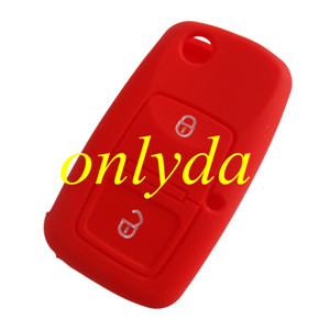 VW 2 button silicon case (Black,Blue ,Red. Please choose the color)