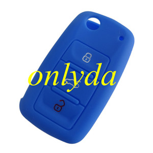 VW 3 button silicon case (Black,Blue ,Red. Please choose the color)
