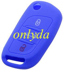 Peugeot, Citroen 3 button silicon case (Black,Blue ,Red. Please choose the color)