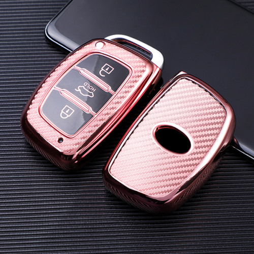 For Hyundai IX35 3 button  TPU protective key case,please choose the color