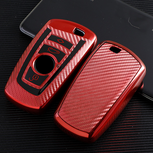 For BMW 5series、525li、520li、3series、GT320li、7series、4series、1series、X3、X4 4button TPU protective key case , please choose the color