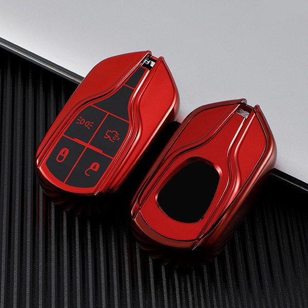 For Maserati 4 button TPU protective key case, please choose  the color