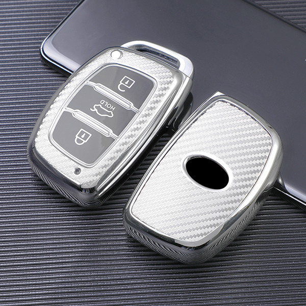 For Hyundai IX35 3 button  TPU protective key case,please choose the color