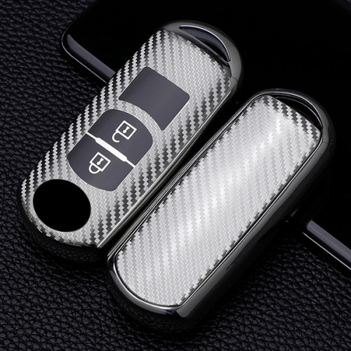 For Mazda transparent button TPU protective key case please choose the color