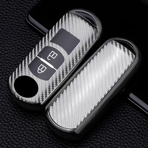 For Mazda transparent button TPU protective key case please choose the color