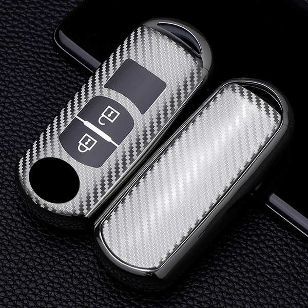 For Mazda transparent button TPU protective key case please choose the color