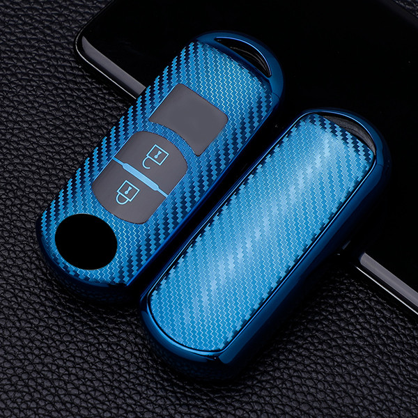 For Mazda transparent button TPU protective key case please choose the color