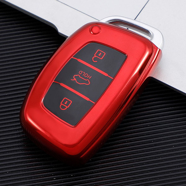 For Hyundai Leading,  Sonata nine, Tucson, Langdong 3 button  TPU protective key case, Truck button on the middle, please choose the color
