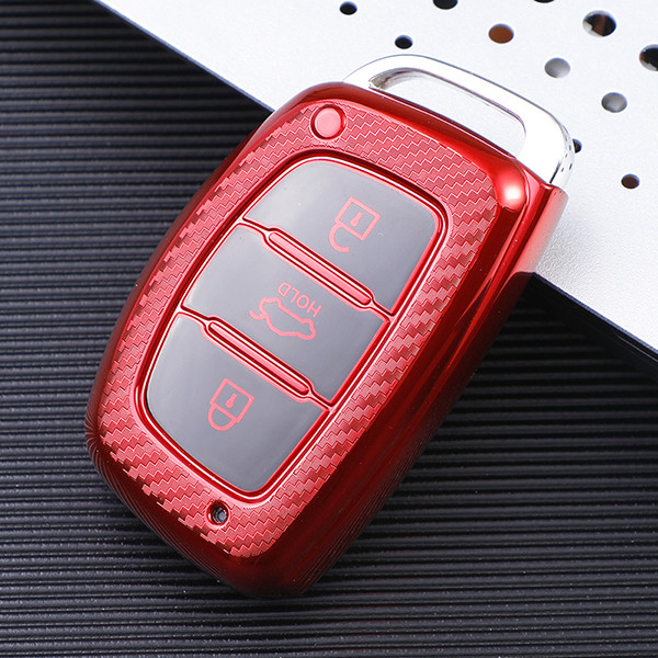 For Hyundai IX35 3 button  TPU protective key case,please choose the color