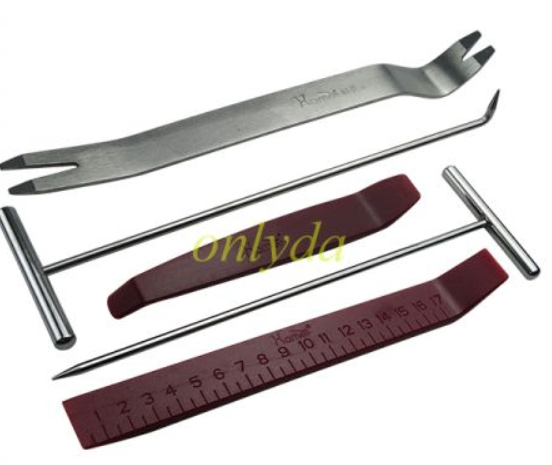 For car audio disassembly tool, navigation door panel disassembly, interior buckle pry plate disassembly tool