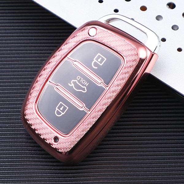 For Hyundai IX35 3 button  TPU protective key case,please choose the color