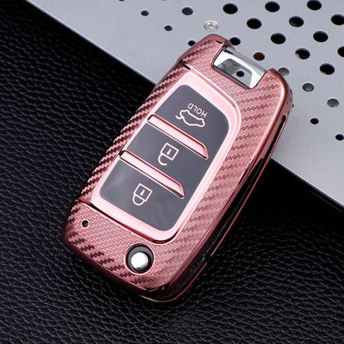 For Hyundai Elantra TPU protective key case, Transparent button, please choose the color