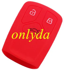 Audi 3 button silicon case (Black,Blue ,Red. Please choose the color)