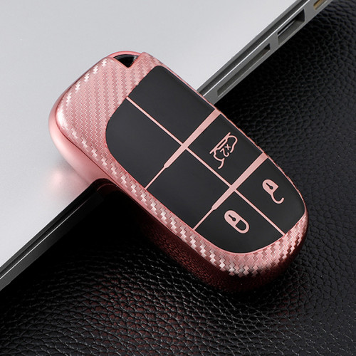For Jeep  Guide/Free Light/Freeman/Grand Cherokee/Grand Commander  3 button TPU protective key case