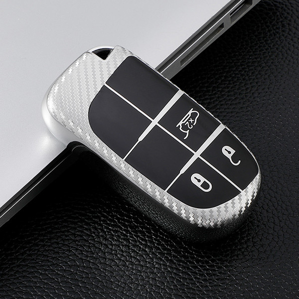 For Jeep  Guide/Free Light/Freeman/Grand Cherokee/Grand Commander  3 button TPU protective key case