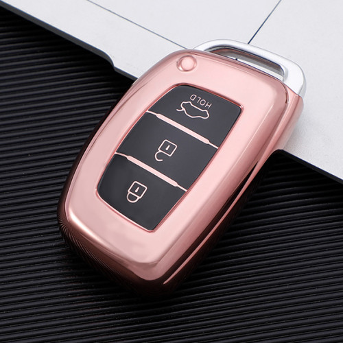 For Hyundai Leading, famous picture, Sonata nine, Tucson, Langdong 3 button  TPU protective key case,trunk button on the top, please choose the color