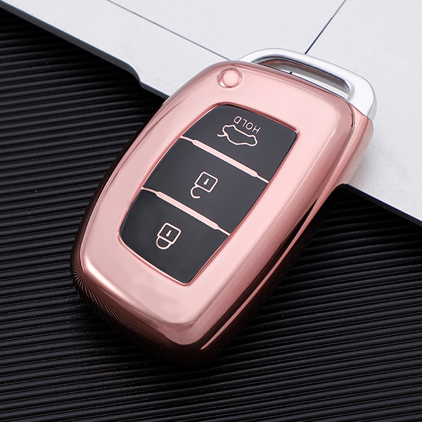For Hyundai Leading, famous picture, Sonata nine, Tucson, Langdong 3 button  TPU protective key case,trunk button on the top, please choose the color