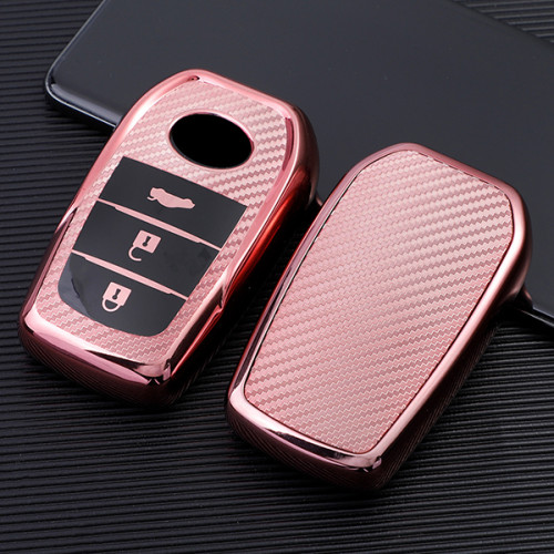 For Toyota 3 button TPU protective key case please choose the color