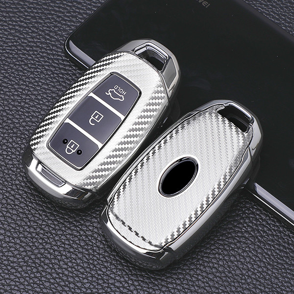 For Santa Fe ix25, Acceptance ix35, Festa  3 button  TPU protective key case,please choose the color