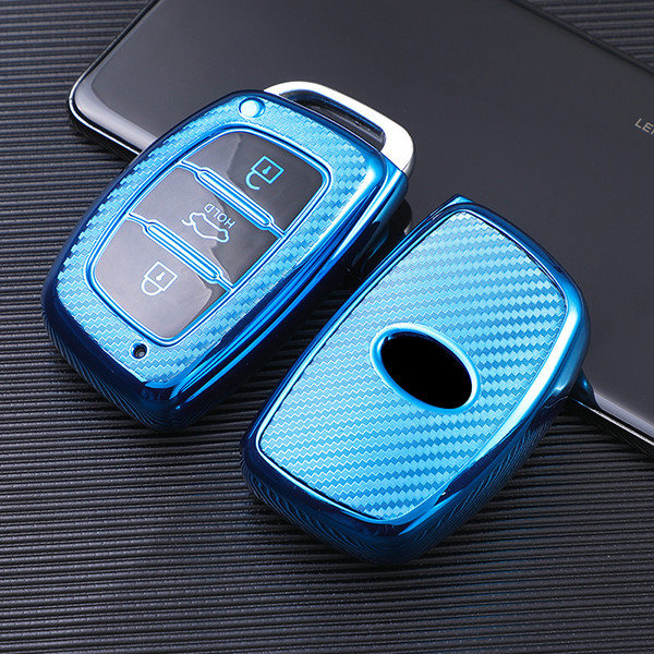 For Hyundai IX35 3 button  TPU protective key case,please choose the color
