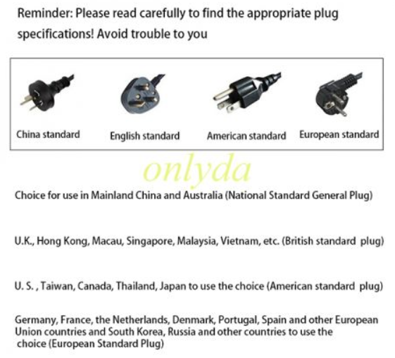 For Multifunctional power strip without timing function，Cable length 5 M