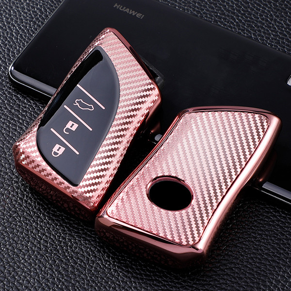 For Lexus 3 button TPU protective key case rondomly shipping ,transparent button or Black button in the front shell ,  please choose the color
