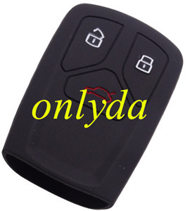 Audi 3 button silicon case (Black,Blue ,Red. Please choose the color)