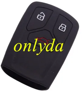 Audi 3 button silicon case (Black,Blue ,Red. Please choose the color)