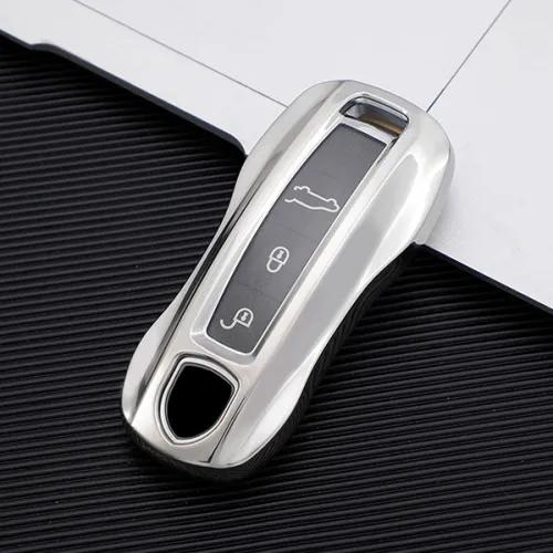 For Porsche 3 button TPU protective key case please choose the color