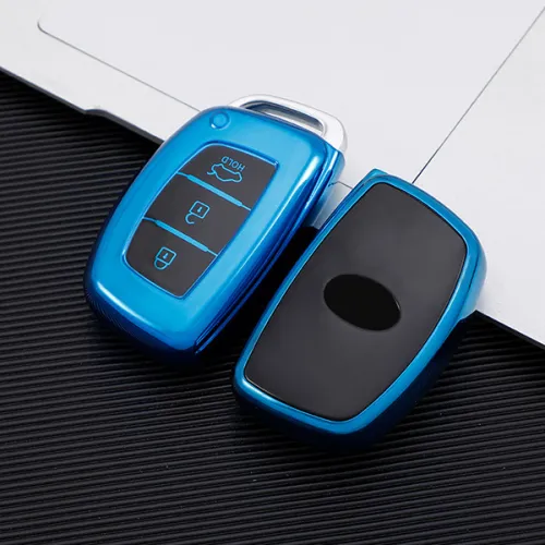For Hyundai Leading, famous picture, Sonata nine, Tucson, Langdong 3 button  TPU protective key case,trunk button on the top, please choose the color