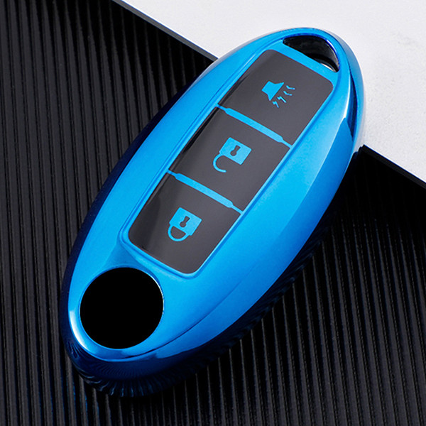 For Nissan 3 button TPU protective key case please choose the color