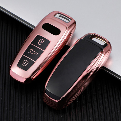 For Audi A3/Q3/Q2L/A1/S3 3 button TPU protective key case,please choose the color