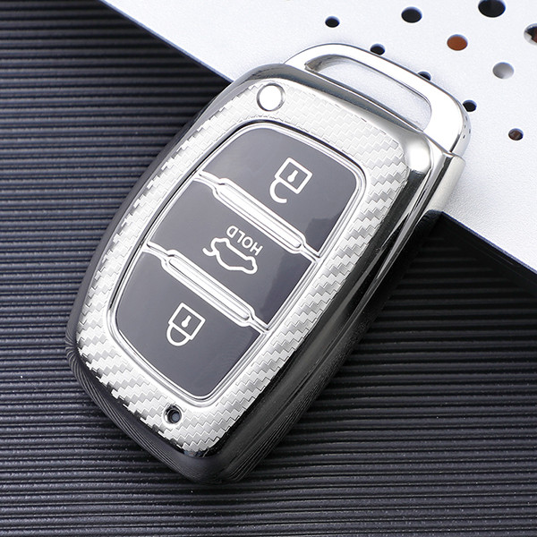 For Hyundai IX35 3 button  TPU protective key case,please choose the color