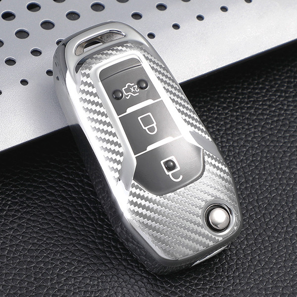 For Ford TPU protective key case , transparent button , please choose the color