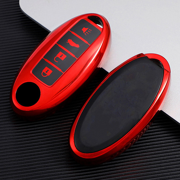 For Nissan 4 button TPU protective key case please choose the color