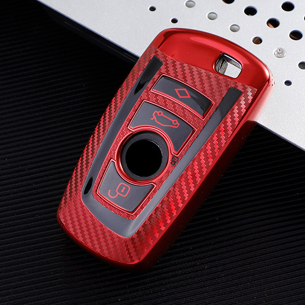 For BMW 5series、525li、520li、3series、GT320li、7series、4series、1series、X3、X4 4button TPU protective key case , please choose the color