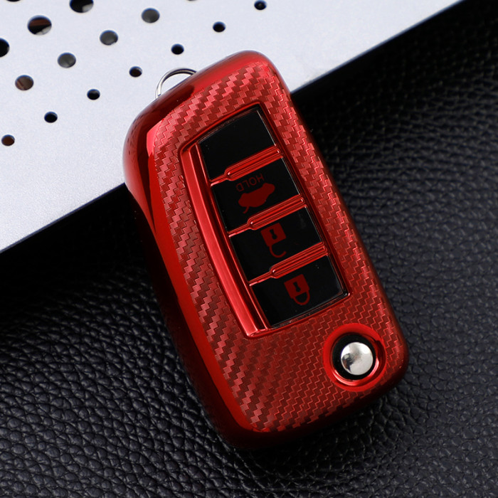 For Nissan 3 button TPU protective key case please choose the color