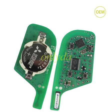 For OEM Renault 4 button remote key with 434mhz