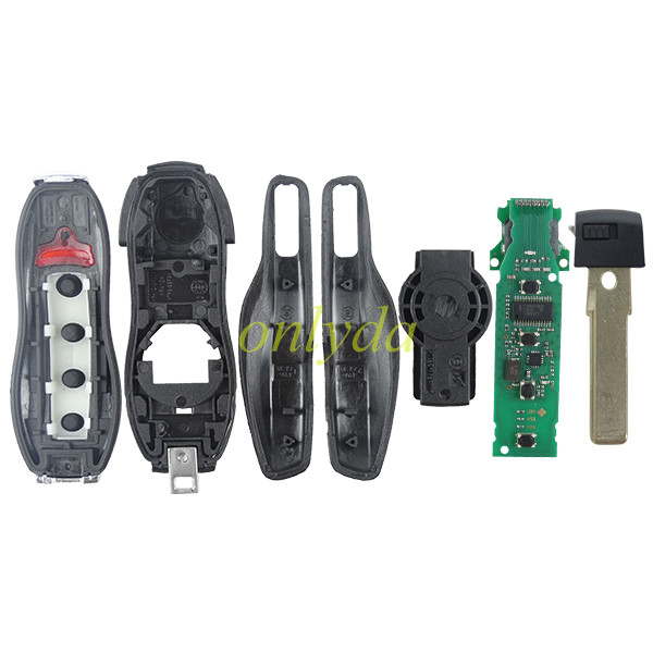 For  Porsche 3 button keyless remote key with 315mhz/434mhz/433mhz