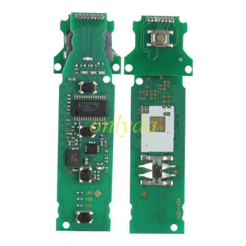 For  Porsche 3 button keyless remote key with 315mhz/434mhz/433mhz
