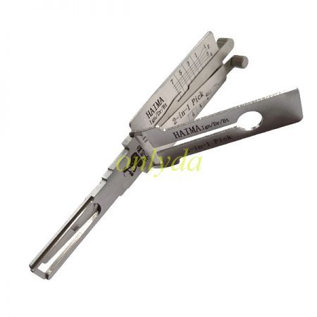 HAIMA lishi 2 in 1 decode and lockpick for Seahorse car internal milling groove China Zotye z100 Cloud 100